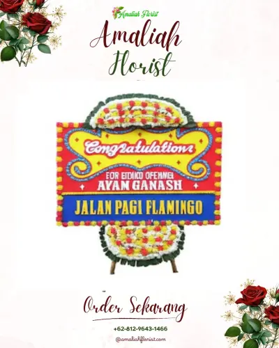 Bunga Papan Congratulation di Sungai Keledang